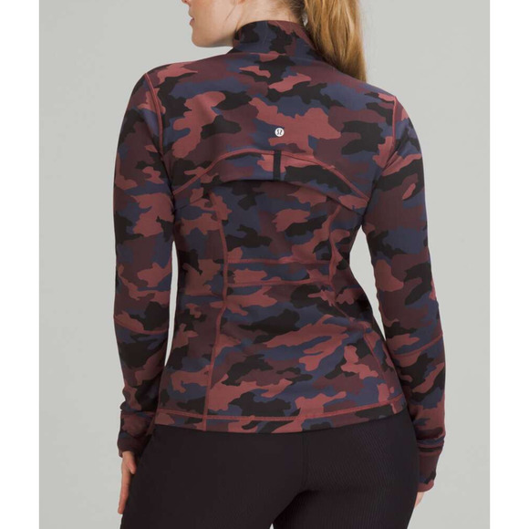 lululemon athletica Jackets & Blazers - Lululemon Define Jacket Luon Heritage 365 Camo Smoky Red Night Sea Multi Size 4